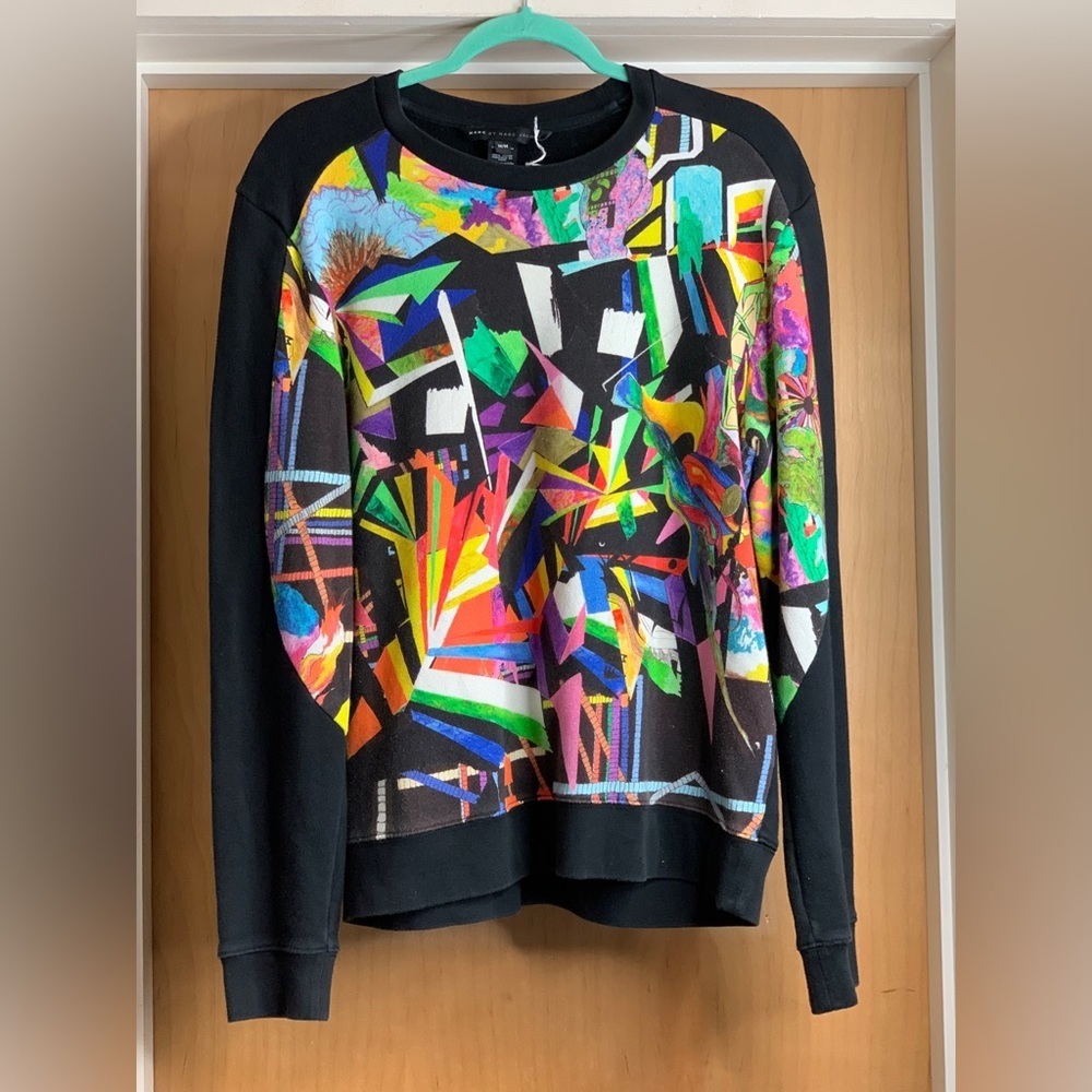 Marc by Marc Jacob’s Colorful Abstract Men's Sweater. Size-Medium
